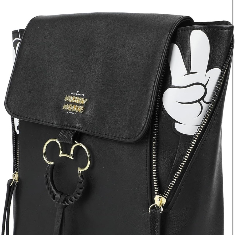 Mickey Mouse Black Disney Backpack - image 2